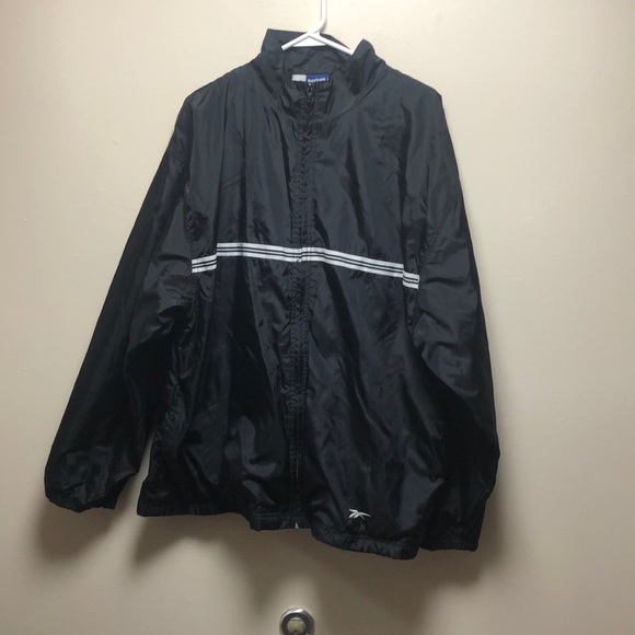 Reebok Other - Vintage Large Black Reebok Windbreaker